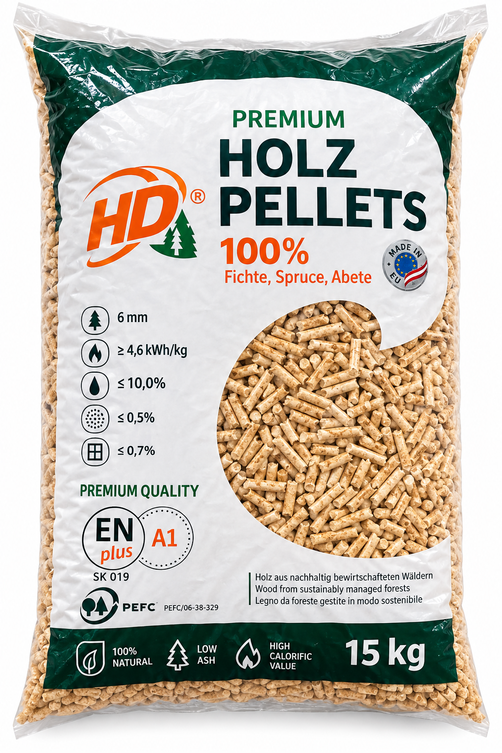 Sacchetto di pellet premium